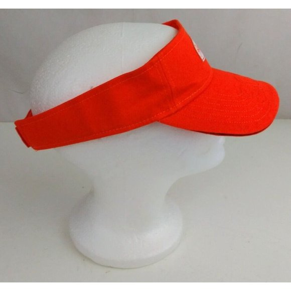2019 Orange Hooters Unisex Adjustable Employee Visor Cap Hat - Picture 3 of 7